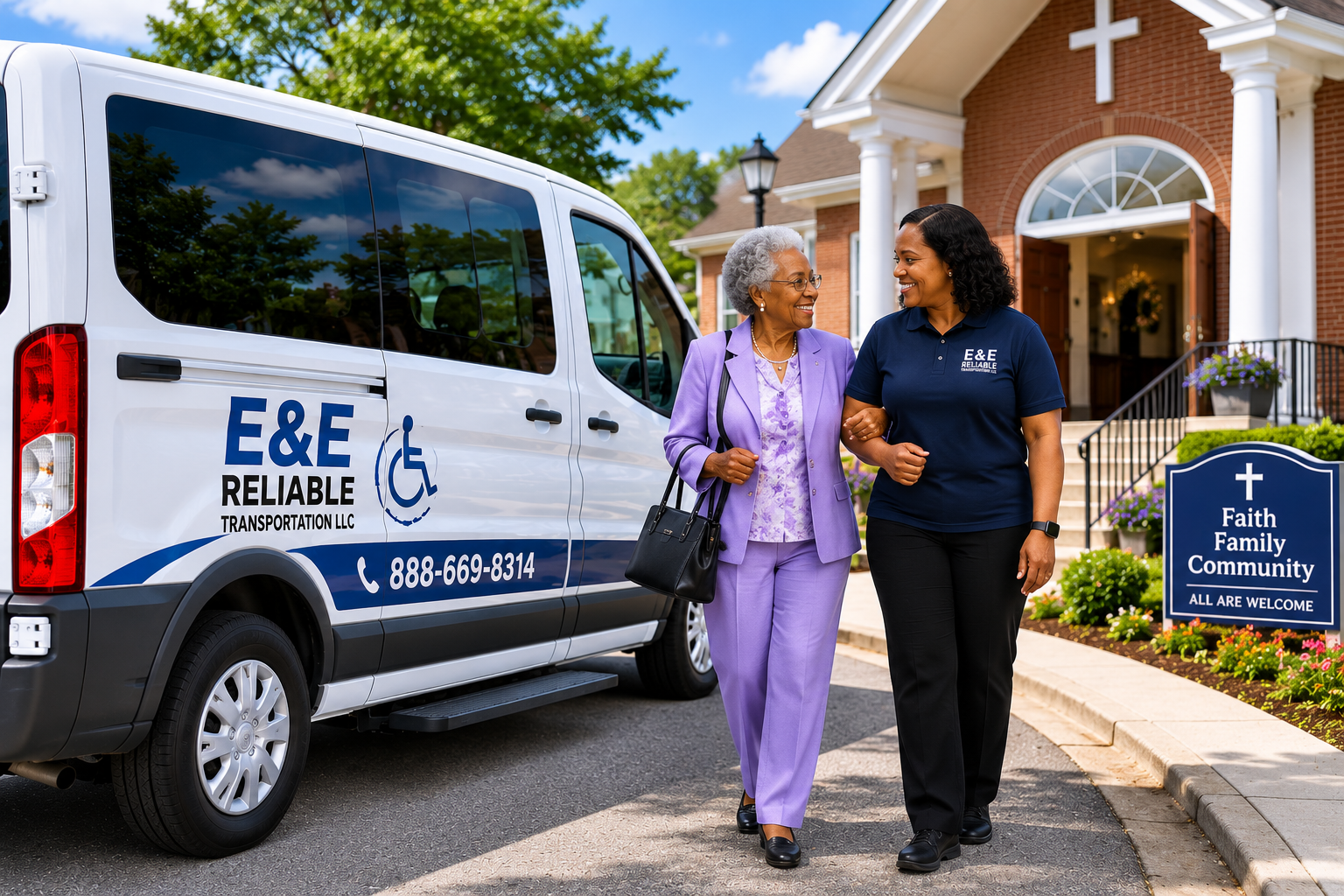 E&E Reliable Transportation church and community transportation